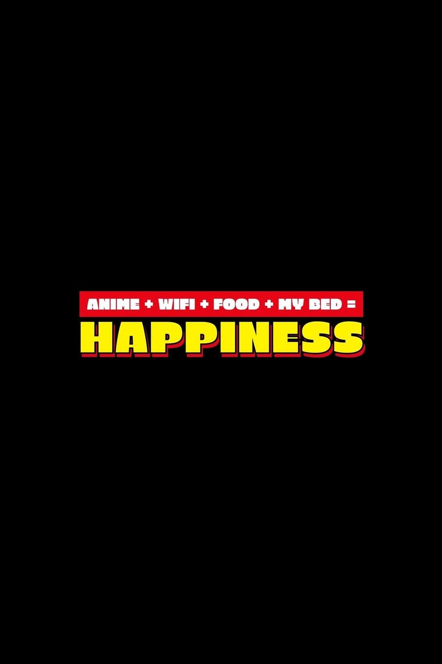 Anime Wifi Food My Bed Happiness: Shopping List Book