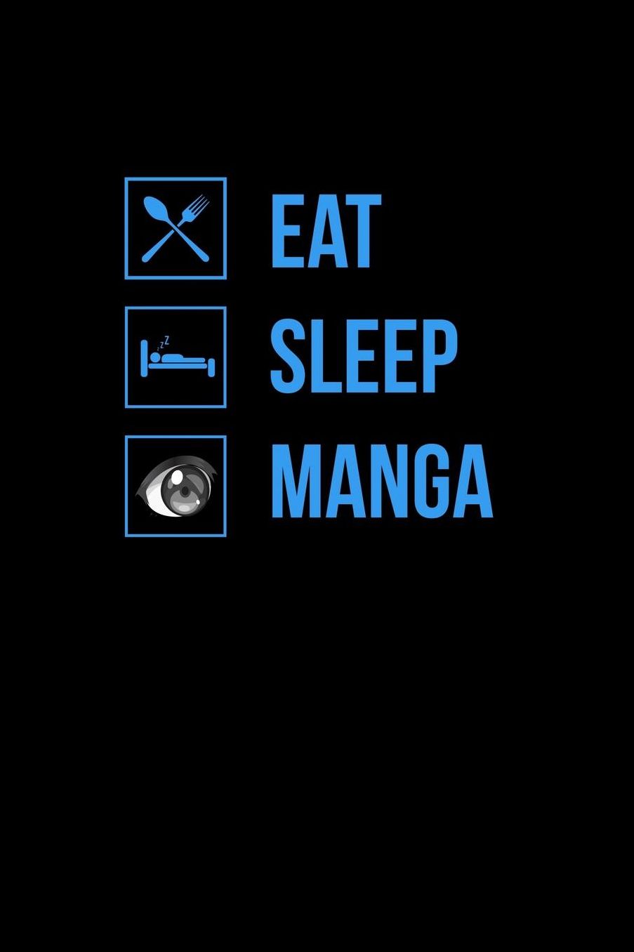 Eat Sleep Manga: Shopping List Book