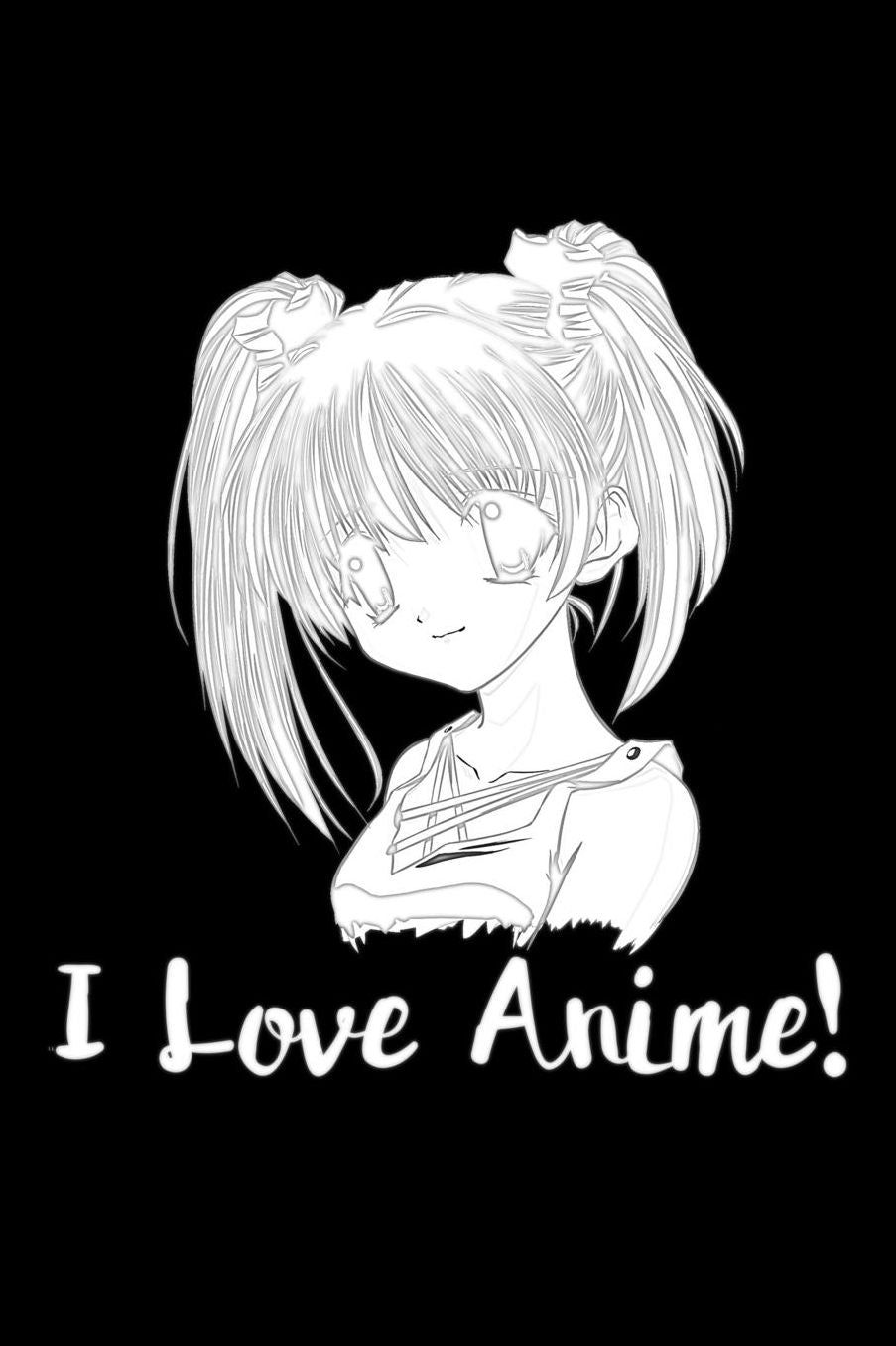 I Love Anime: Shopping List Book