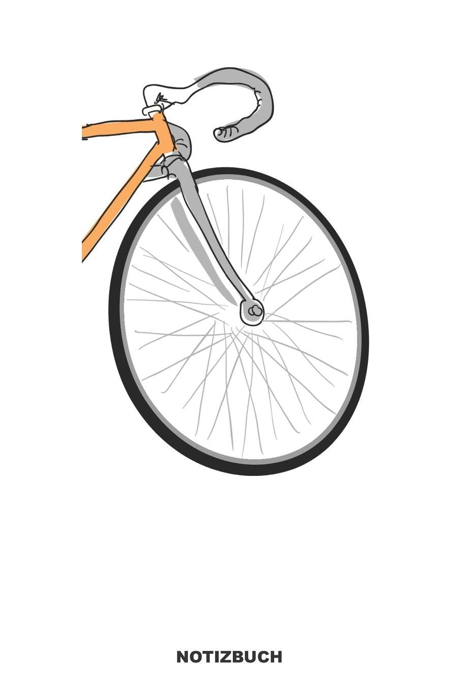 Notizbuch: Leeres Blankes Fahrrad Notizbuch oder Rad Journal - Rennrad Taschenbuch Journal