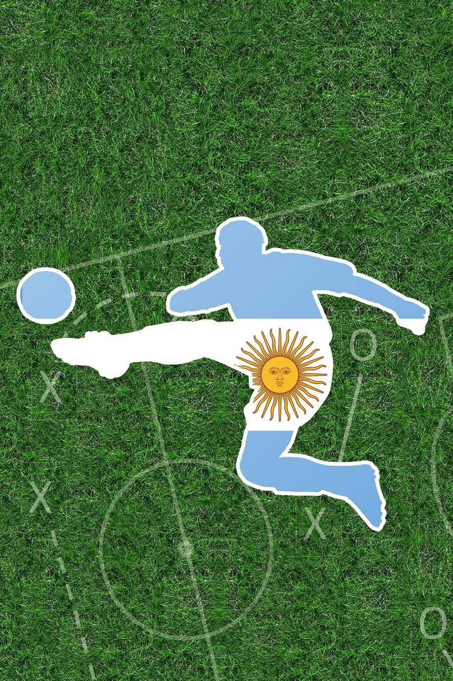 Fuï¿½ball Notizbuch: A5 Notizheft Punkteraster fï¿½r deine Fussball Notizen I Fuï¿½ballmannschaft Argentinien I Notizheft, Tagebuch, Taktikblock zum erstellen von Taktiken und Spielzï¿½gen Geschenk fï¿½r Coach, Trainer