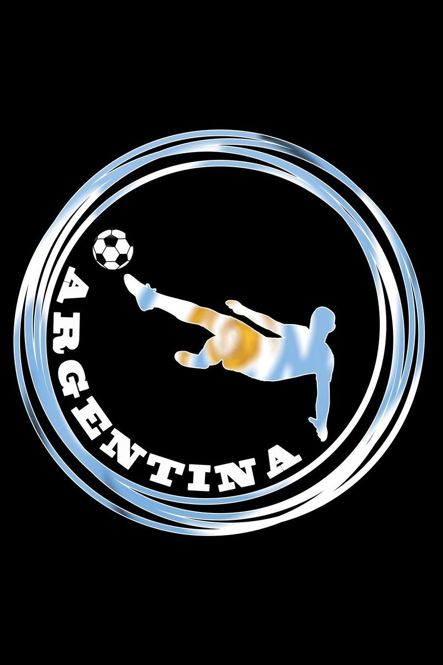 Fuï¿½ball Notizbuch: A5 Notizheft Punkteraster fï¿½r deine Fussball Notizen I Fuï¿½ballmannschaft Argentinien I Notizheft, Tagebuch, Taktikblock zum erstellen von Taktiken und Spielzï¿½gen Geschenk fï¿½r Coach, Trainer