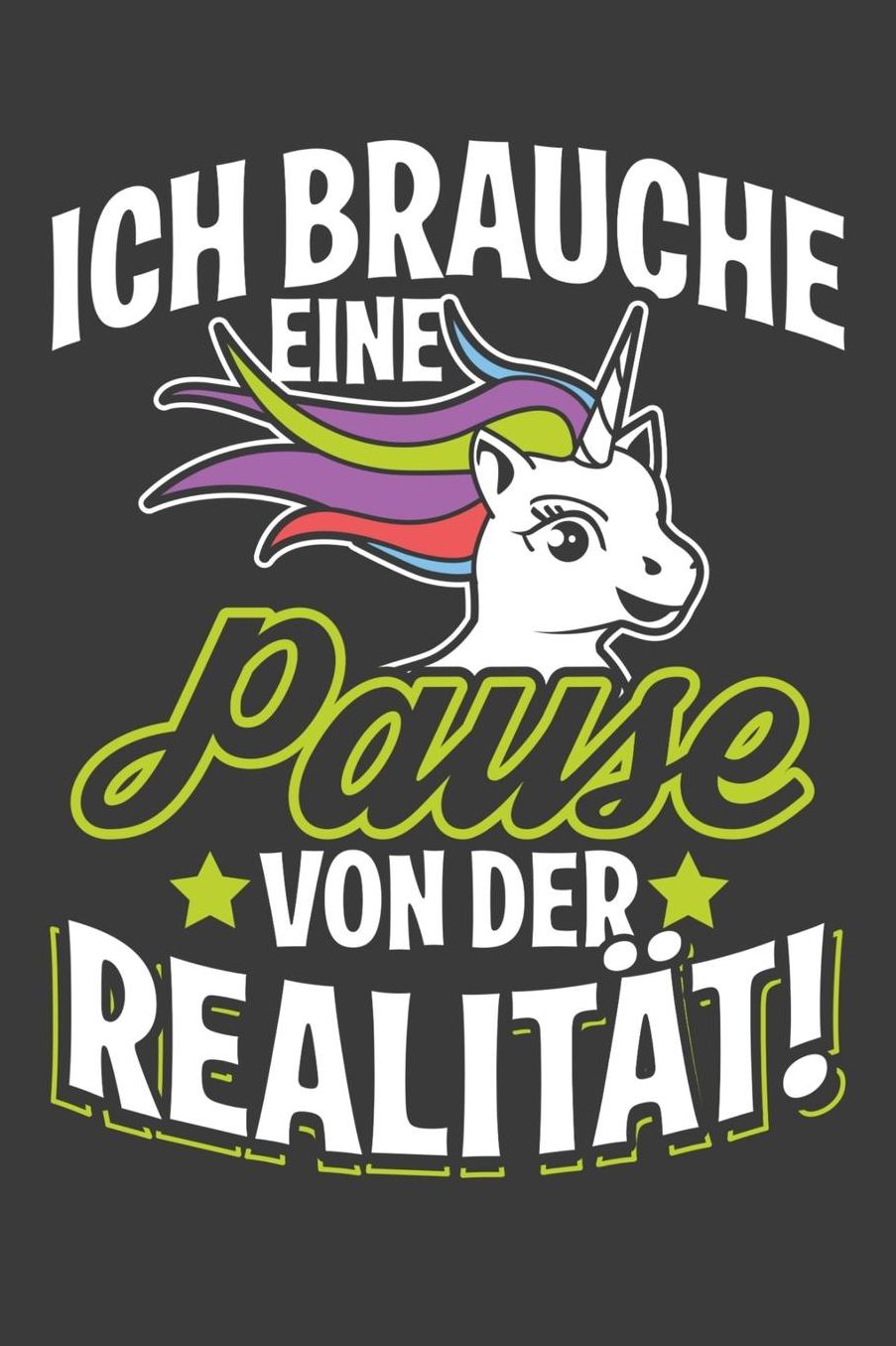 Ich Brauche Eine Pause Von Der Realitï¿½t!: Einhorn als Boxer Liniertes DinA 5 Notizbuch fï¿½r Musikerinnen und Musiker Musik Notizheft