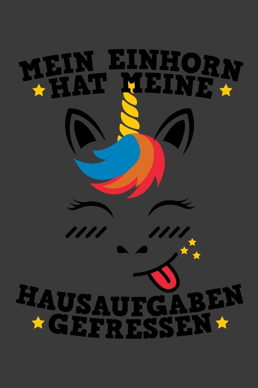 Mein Einhorn Hat Meine Hausaufgaben Gefressen: Einhorn als Boxer Liniertes DinA 5 Notizbuch fï¿½r Musikerinnen und Musiker Musik Notizheft