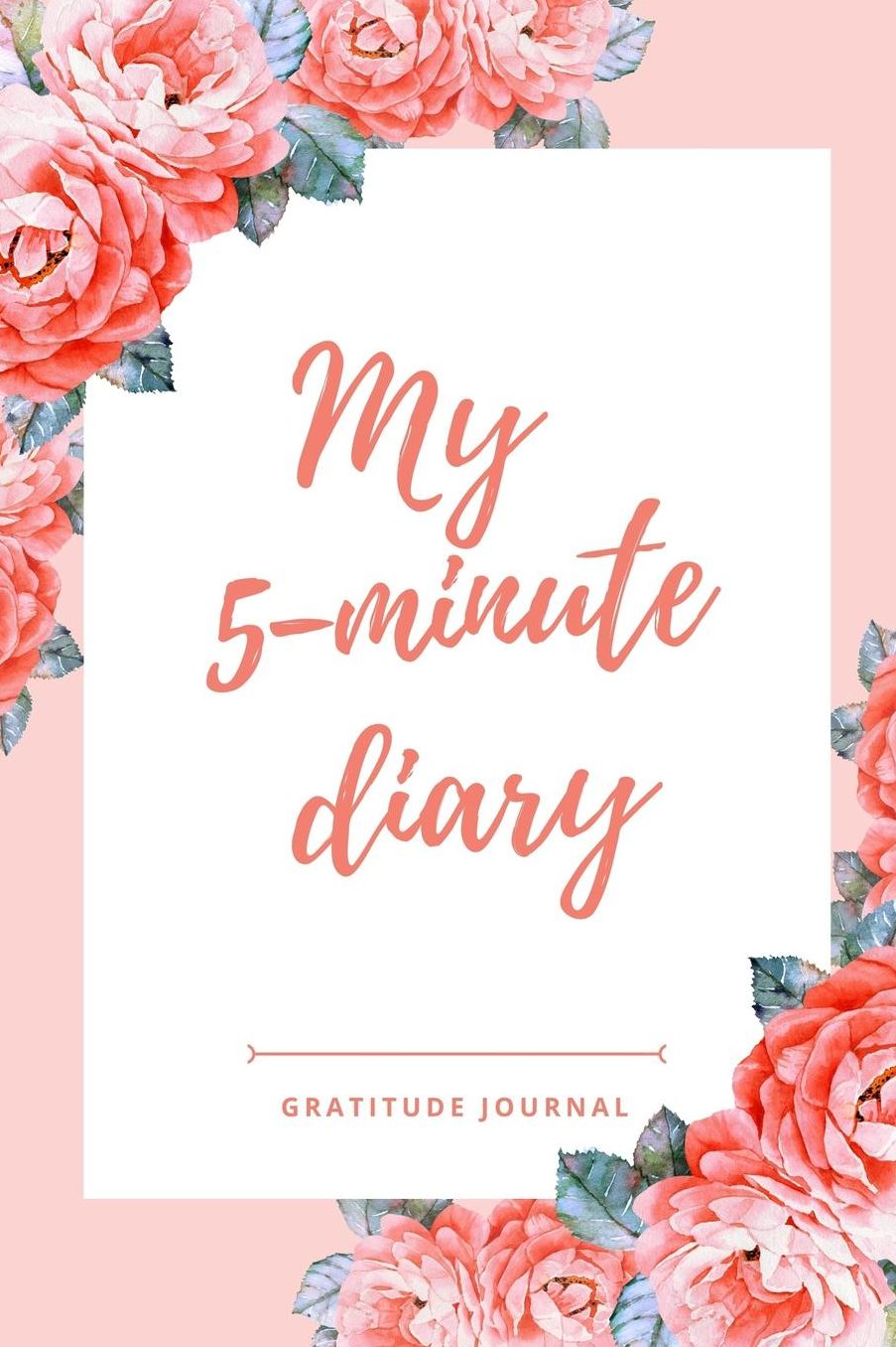 My 5-Minutes Diary Gratitude Journal: A5 notebook dotgrid gift idea for women mindfulness journal gratitude journal daily diary motivation self planner