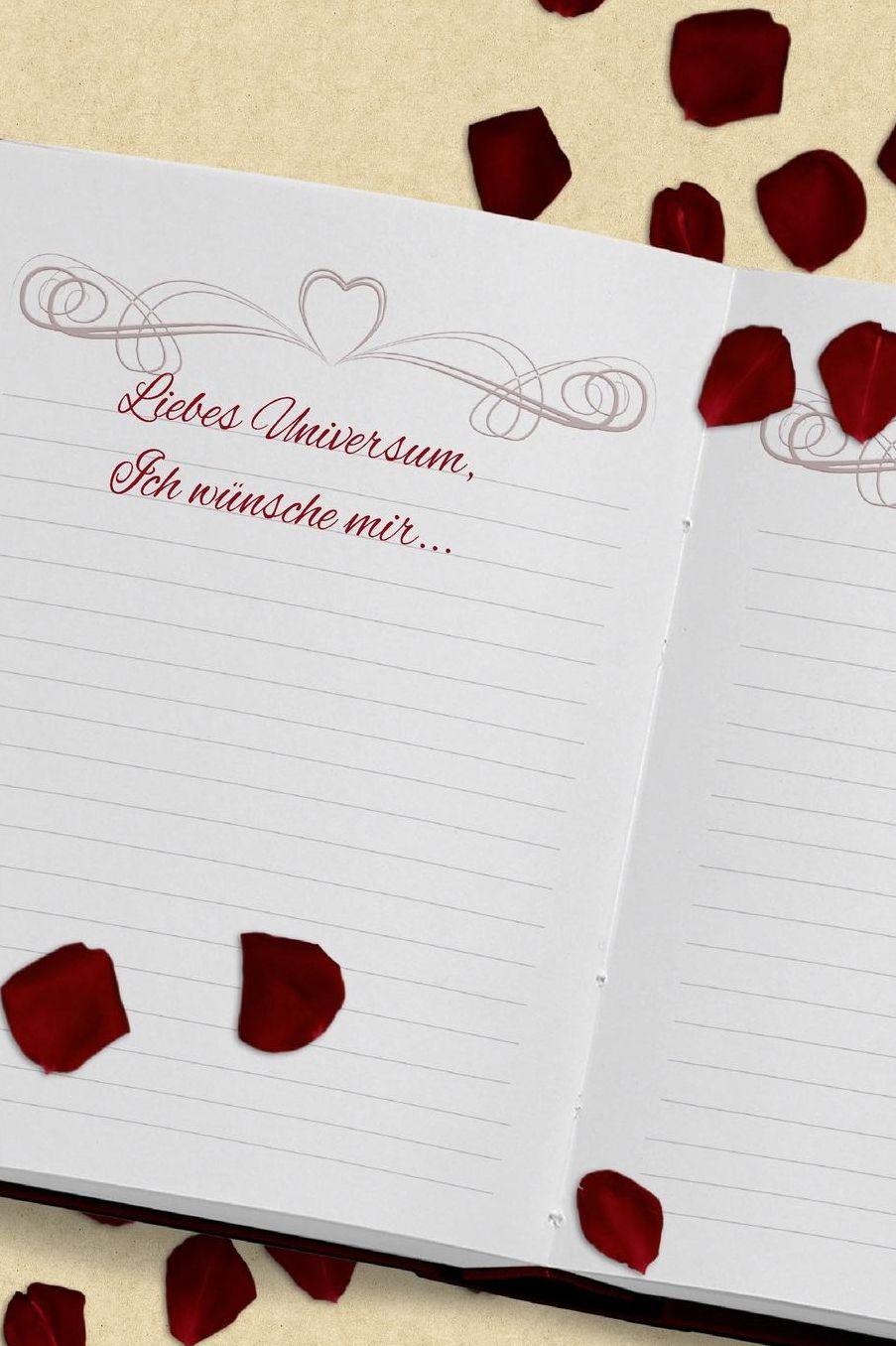 Liebes Universum, Ich wï¿½nsche mir...: A5 Liniertes Wunschbuch fï¿½r deine Wï¿½nsche mit Platz fï¿½r Notizen, Fotos und Skizzen Softcover