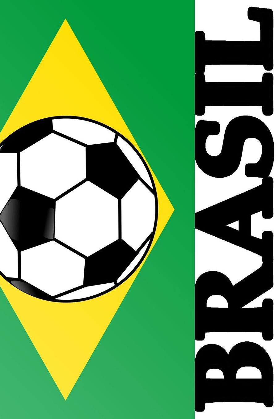 Fuï¿½ball Notizbuch: A5 Notizheft Punkteraster fï¿½r deine Fussball Notizen I Fuï¿½ballmannschaft Brasilien I Notizheft, Tagebuch, Taktikblock zum erstellen von Taktiken und Spielzï¿½gen Geschenk fï¿½r Coach, Trainer