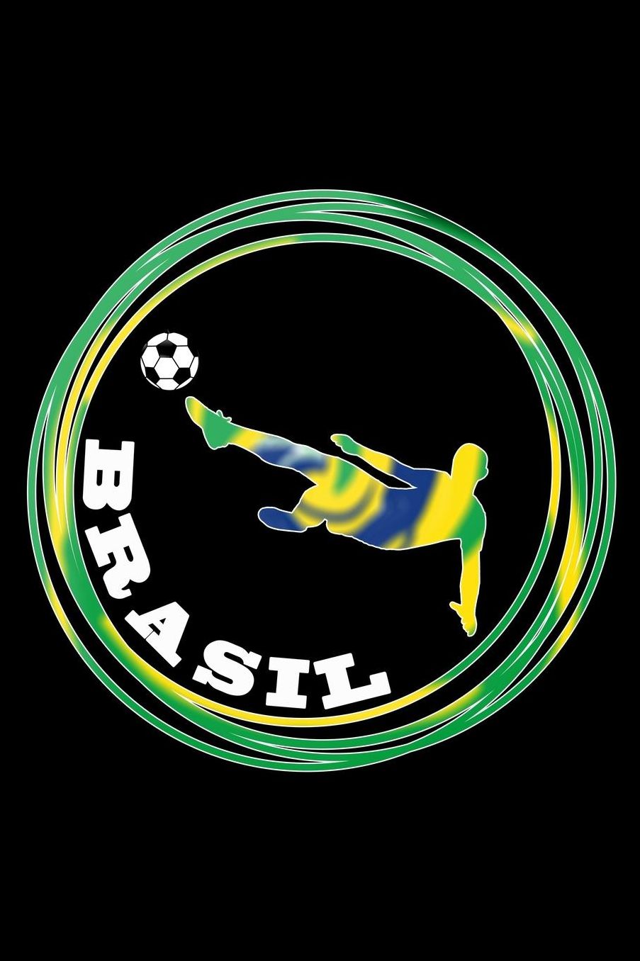 Fuï¿½ball Notizbuch: A5 Notizheft Punkteraster fï¿½r deine Fussball Notizen I Fuï¿½ballmannschaft Brasilien I Notizheft, Tagebuch, Taktikblock zum erstellen von Taktiken und Spielzï¿½gen Geschenk fï¿½r Coach, Trainer