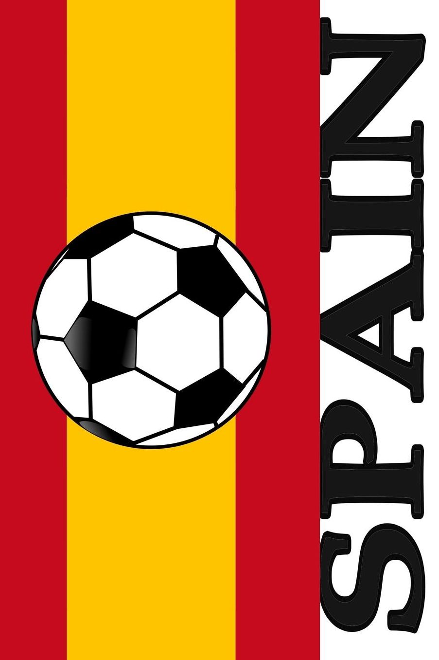 Fuï¿½ball Notizbuch: A5 Notizheft Punkteraster fï¿½r deine Fussball Notizen I Fuï¿½ballmannschaft Spanien I Notizheft, Tagebuch, Taktikblock zum erstellen von Taktiken und Spielzï¿½gen Geschenk fï¿½r Coach, Trainer