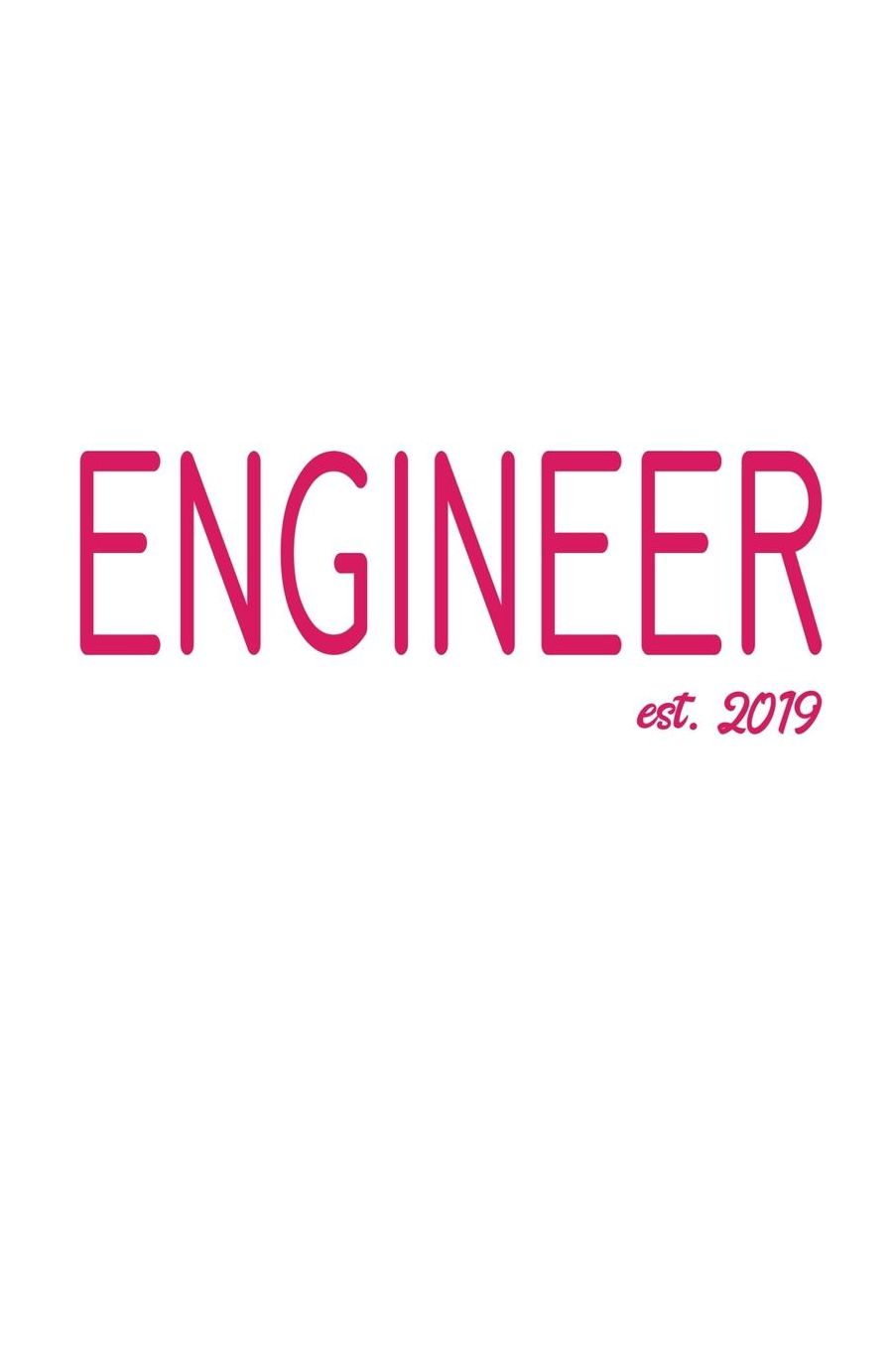 Engineer est. 2019: Das handliche leere karierte Notizbuch fï¿½r Ingenieure 120 Seiten in ca. A5 Softcover Perfekt als Tagbuch fï¿½r die Schule, Arbeit, Studium oder als Geschenkidee zum Geburtstag, Ostern oder Weihnachten