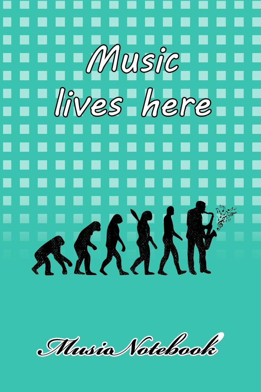 Music Noteboook: Music Lives Here