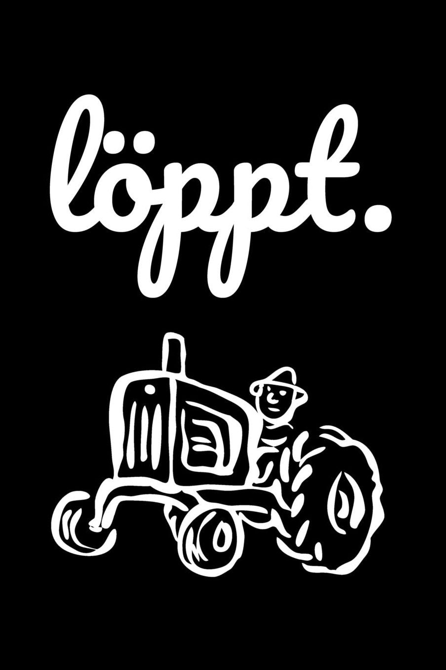 Lï¿½ppt.: A5 liniertes Notizbuch mit altem Trecker fï¿½r einen Landwirt oder Lohner in der Landwirtschaft als Geschenk