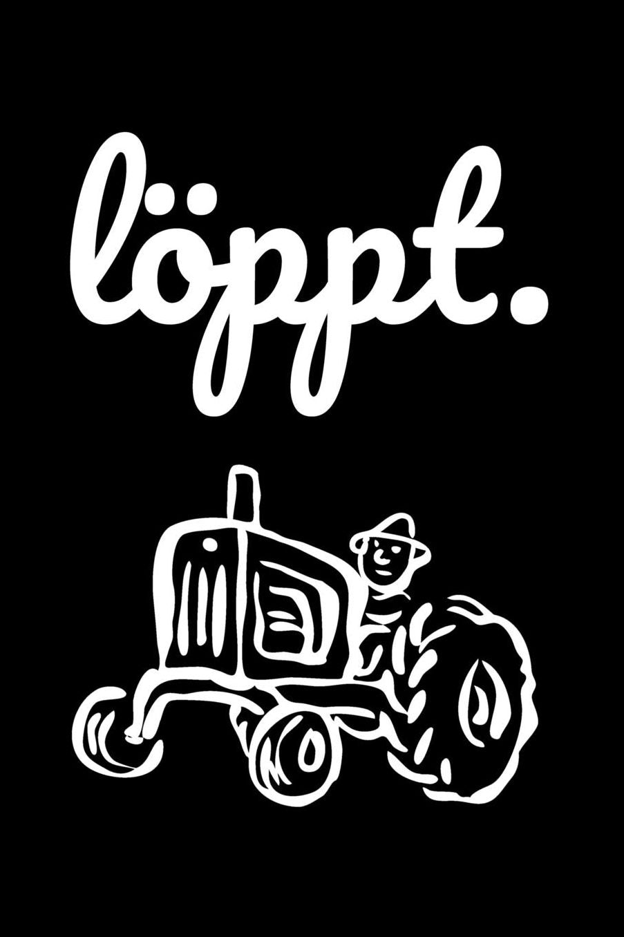 Lï¿½ppt.: A5 dotted Notizbuch mit altem Trecker fï¿½r einen Landwirt oder Lohner in der Landwirtschaft als Geschenk