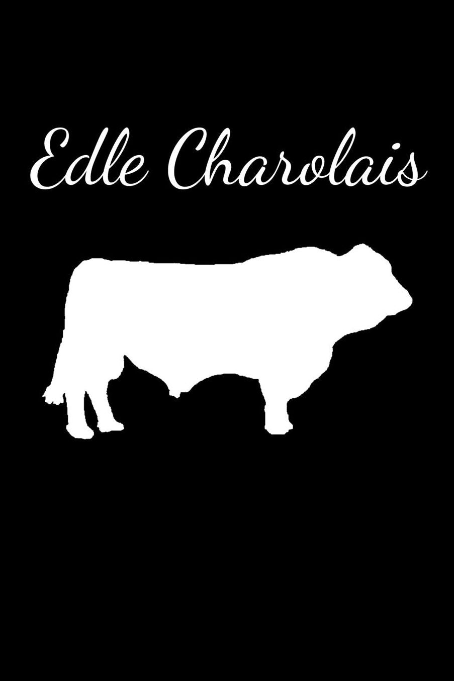 Edle Charolais: A5 liniertes Notizbuch fï¿½r einen Landwirt oder Rinder-Zï¿½chter in der Landwirtschaft als Geschenk