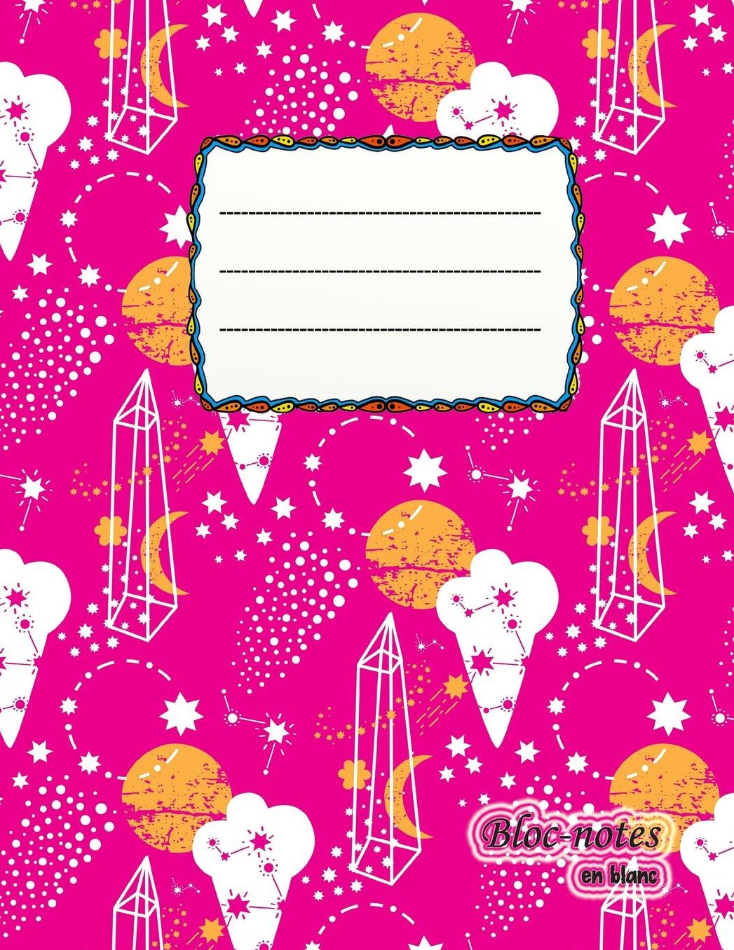 Bloc-notes en blanc: Pour les filles - astronaute format A4 112 pages carnet de notes avec registre idï¿½al comme agenda, carnet de croquis, carnet de croquis, carnet ï¿½ dessin ou cahier ï¿½ colorier vide