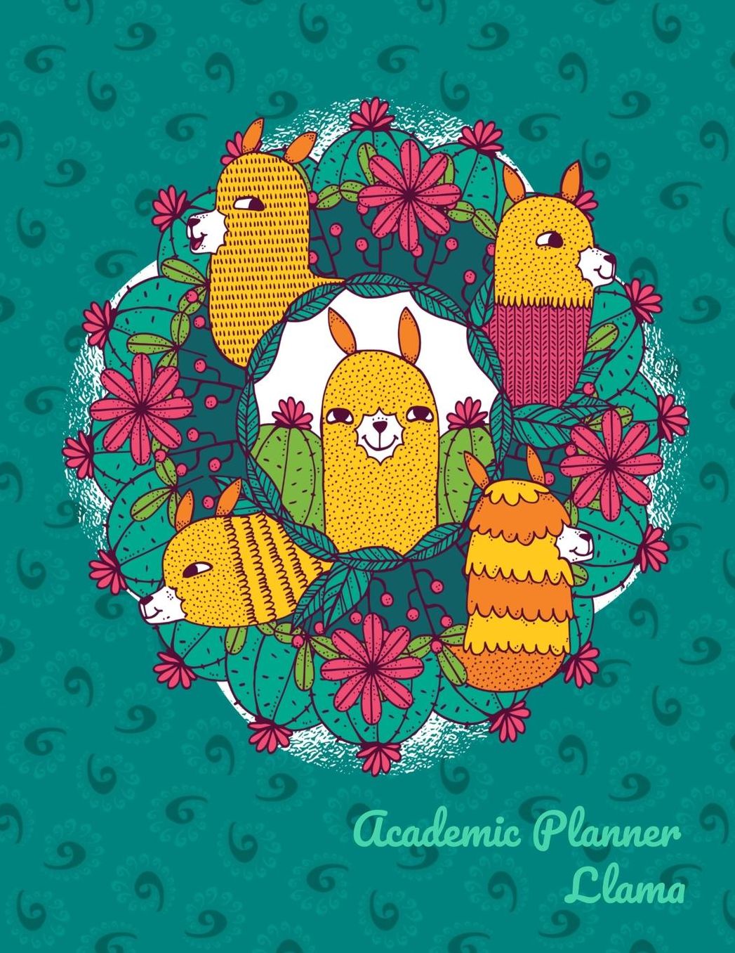 Academic Planner Llama: Student Daily Organizer With To-Do List, Class Schedule, Notes, Assignment Tracker and Goals