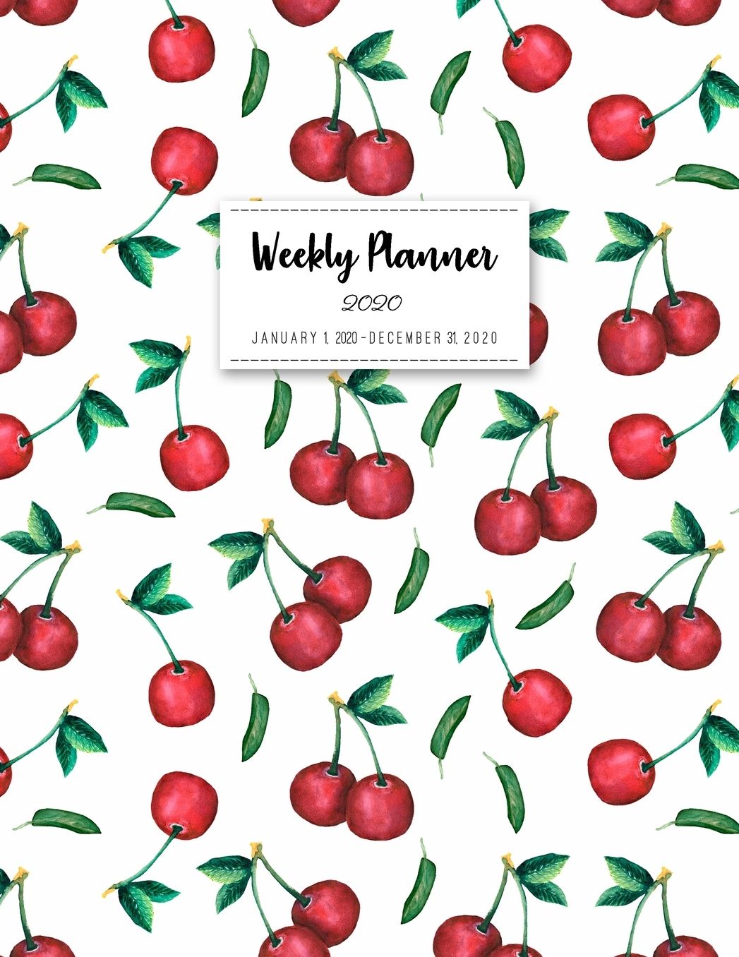 2020 Weekly Planner: Daily and Monthly Schedule Diary or Academic Organizer Journal (Agenda Schedule January 1, to December 31, 2020) Calendar One Year 12 Months 365 Day
