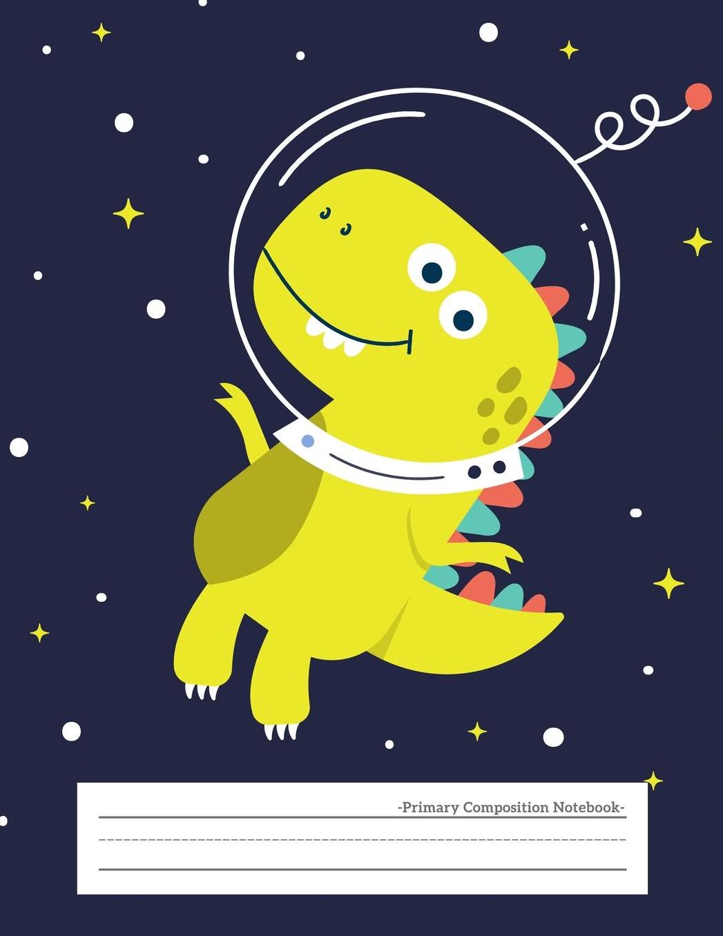 Primary Composition Notebook: Write and Draw Story Journal, Unruled Top, Ruled Bottom Half Page, Dotted Dashed Midline Lined Paper with Picture Drawing Space, Handwriting Practice, Student School Exercise Book Early Childhood to Kindergarten Grades K-2