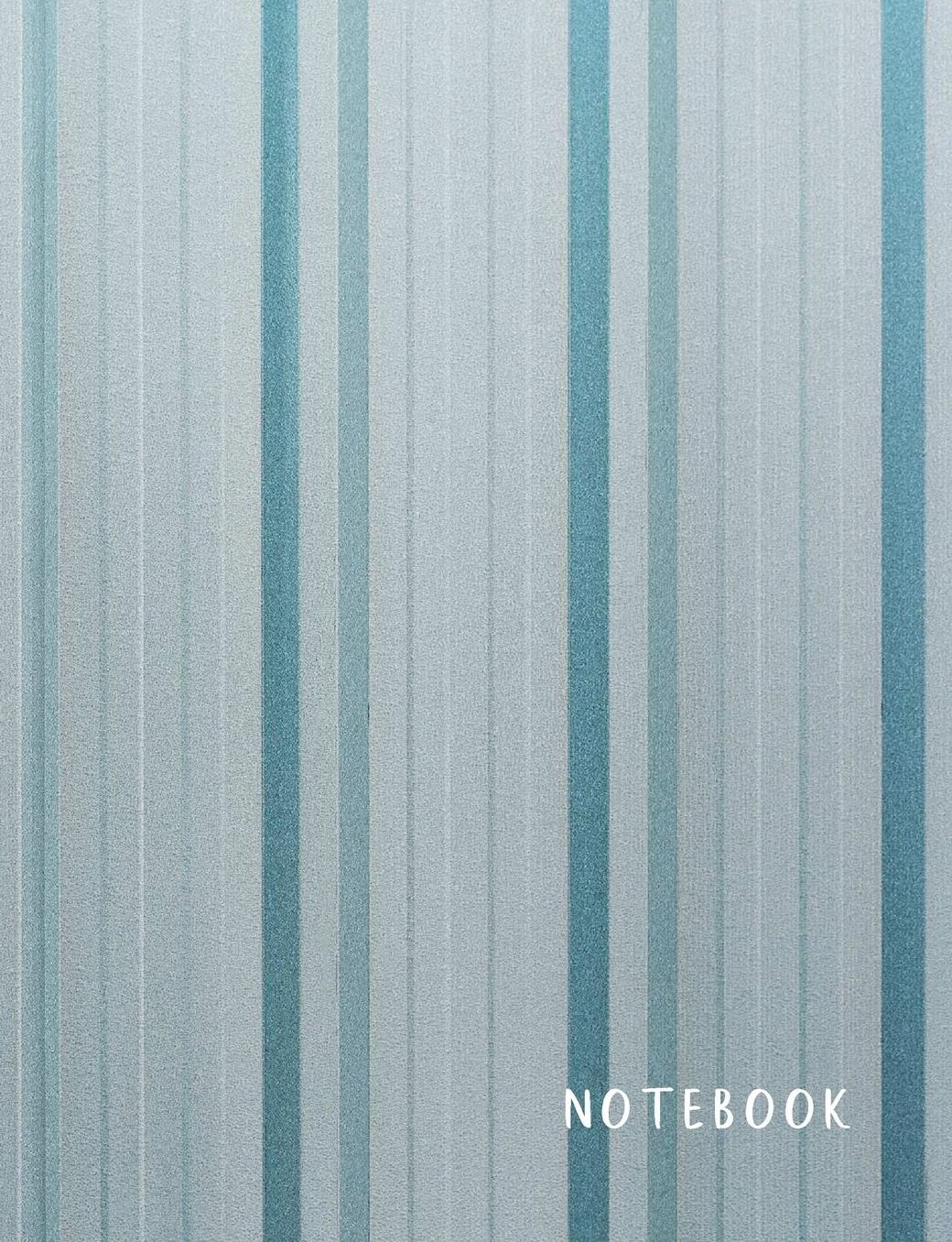 Notebook: Composition Notebook. College ruled. 120 Pages. Perfect for school notes, Ideal as a journal or a diary. 9.69 x 7.44. Great gift idea. (Vertical lines, blue shades. Soft matte cover).