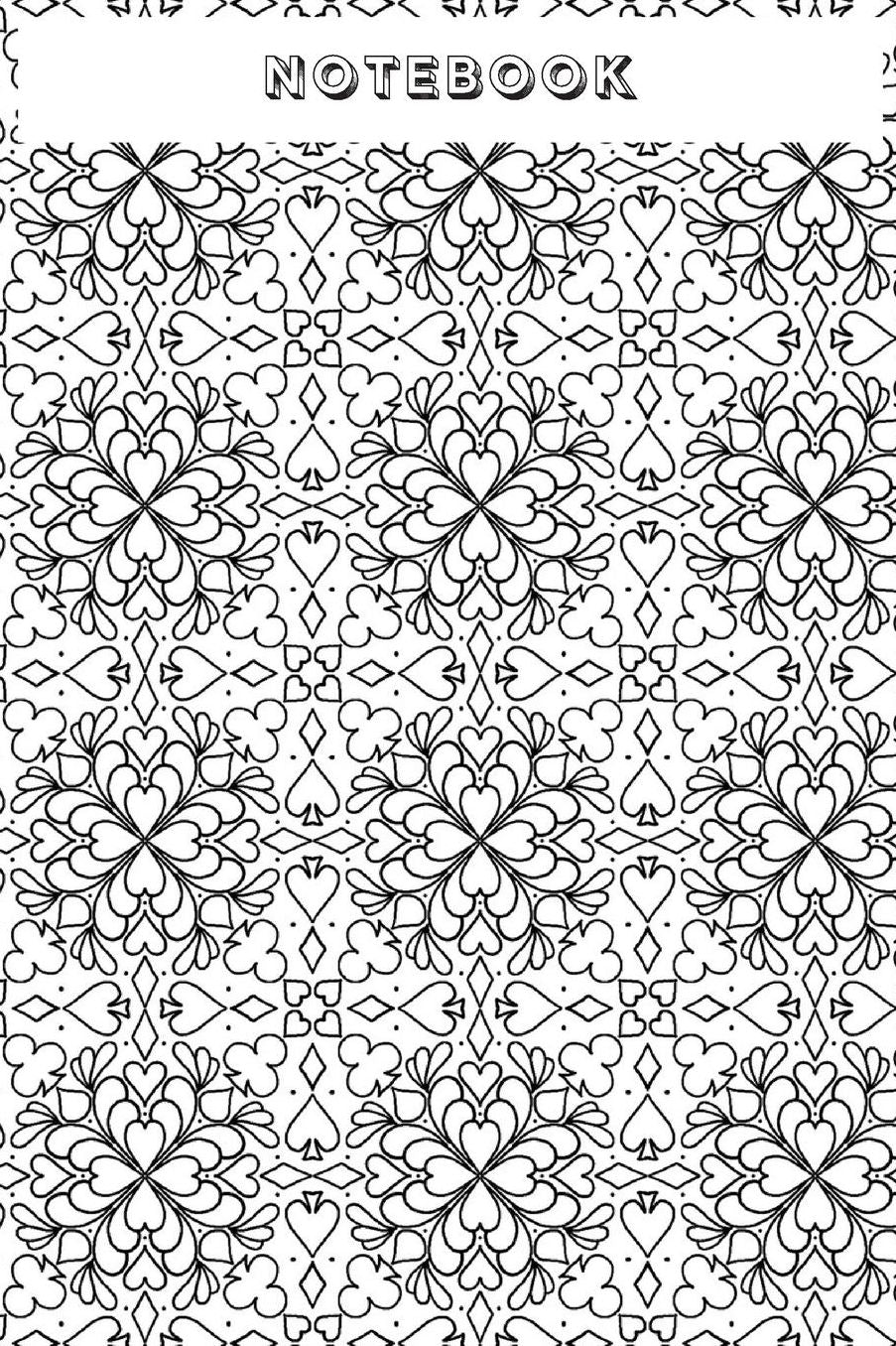 Notebook: A 120 Page, 6x9, Color the Cover Notebook Journal for Your Thoughts, Ideas and Creativity-with Soft, Flexible Cover that can be inked with permanent marker.