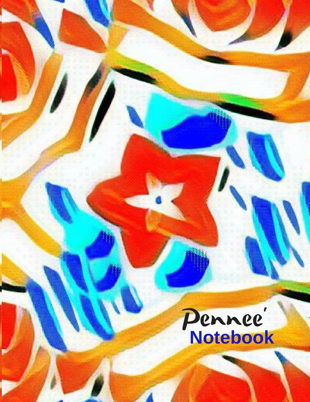 Pennee' Notebook: Abstract Design: Notebook/Journal, Composition, (8.5 x 11), 120 Pages, 9