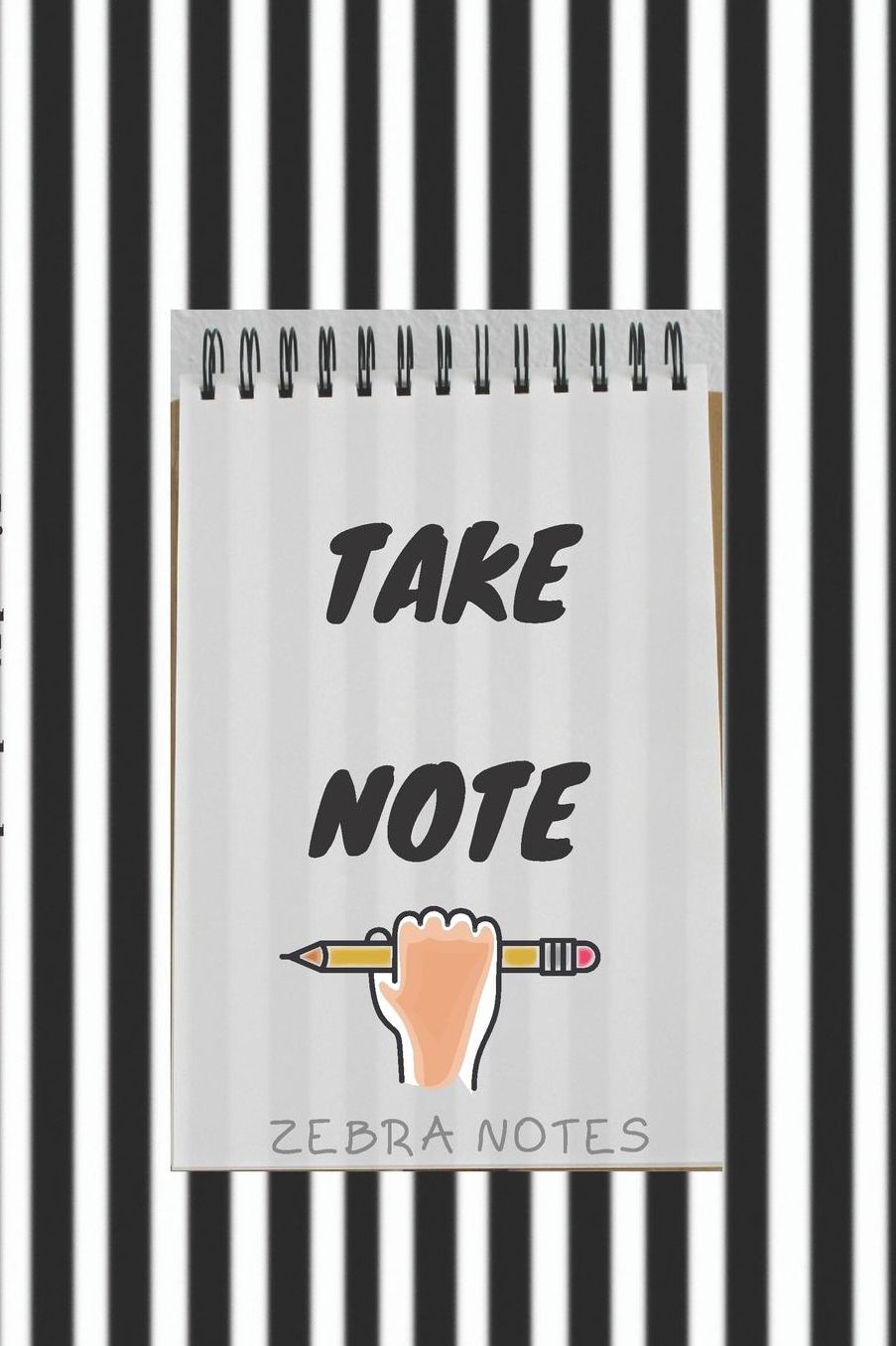 Take Note: Zebra skin Lined Pages notebook