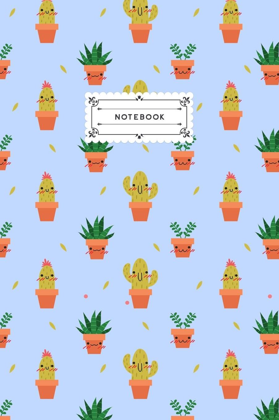 Notebook: Funny Cacti Lined Journal Notebook, 120 pages (6x9)