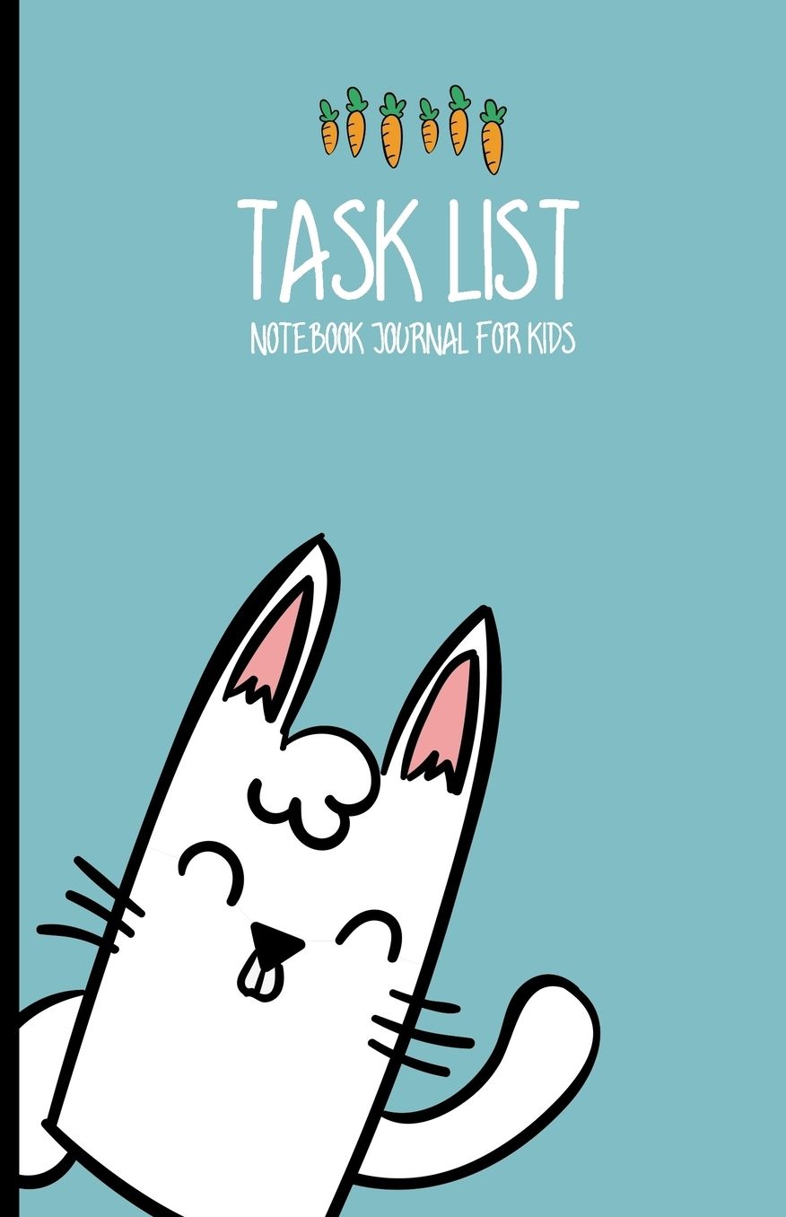 Task List Notebook Journal For Kids: Cute Bunny Colored Undated To Do Pocket Writing Notepad Tracker; Reminder Note Sheets For Teens Children Adults; For Note-Taking Activities & Appointment Organizer