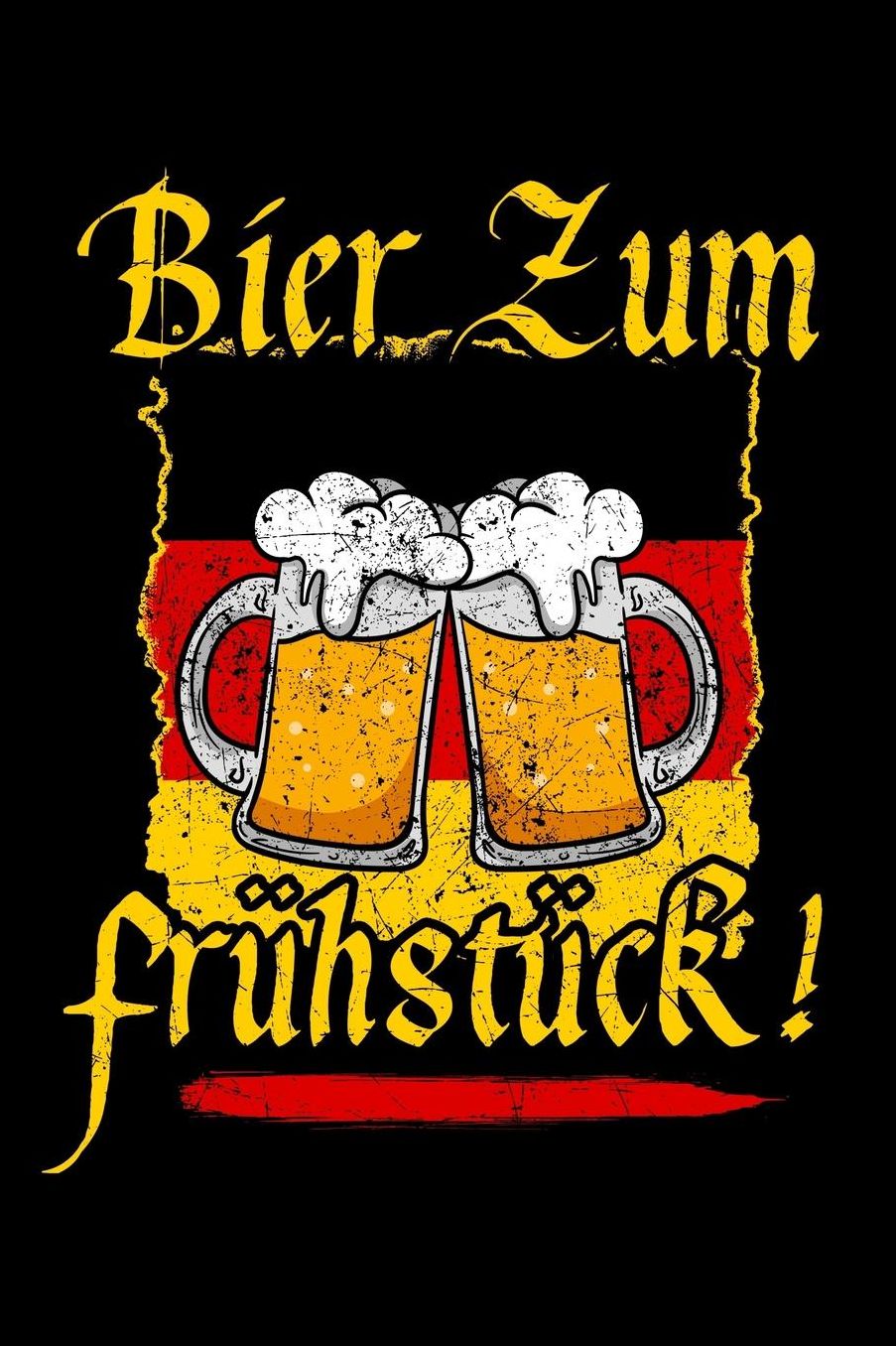 Bier Zum Frï¿½hstï¿½ck: Traditional German Oktoberfest Notebook to Write in, 6x9, Lined, 120 Pages Journal