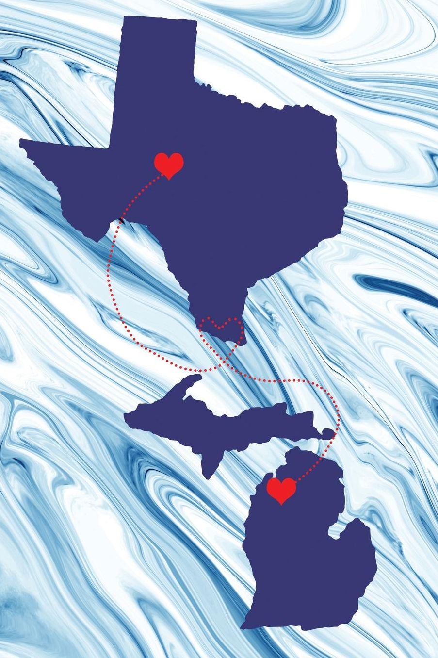 Long Distance Out of State Journal: Texas & Michigan