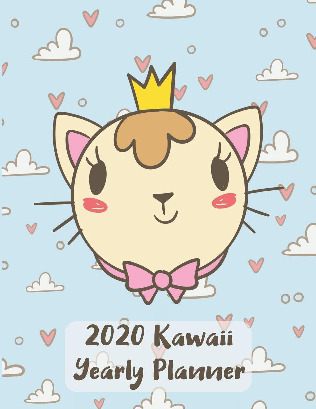 2020 Kawaii Yearly Planner: Cute Year-Long Notebook for Recording Your Favorite Kawaii Events & Activities