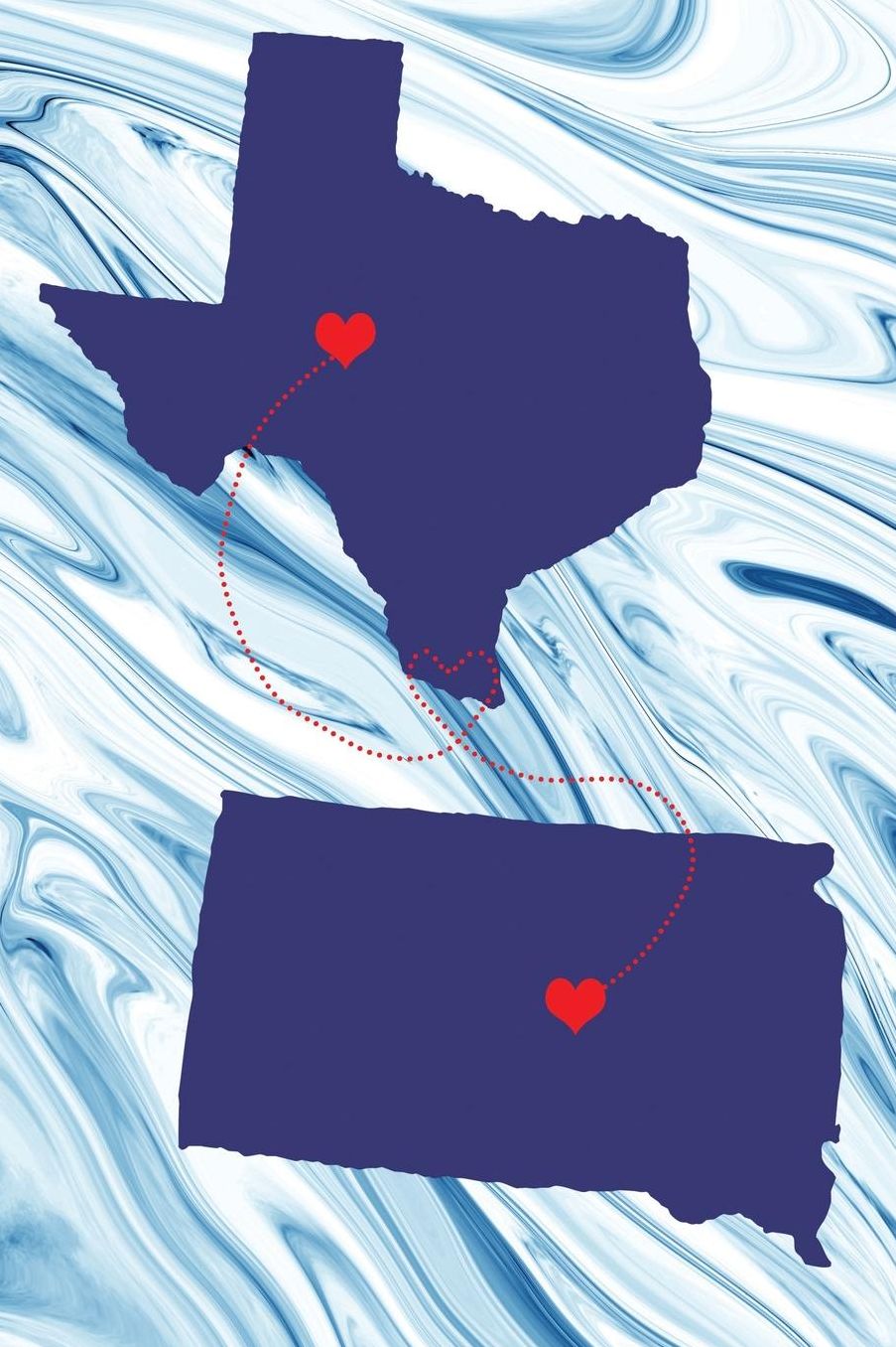 Long Distance Out of State Journal: Texas & South Dakota