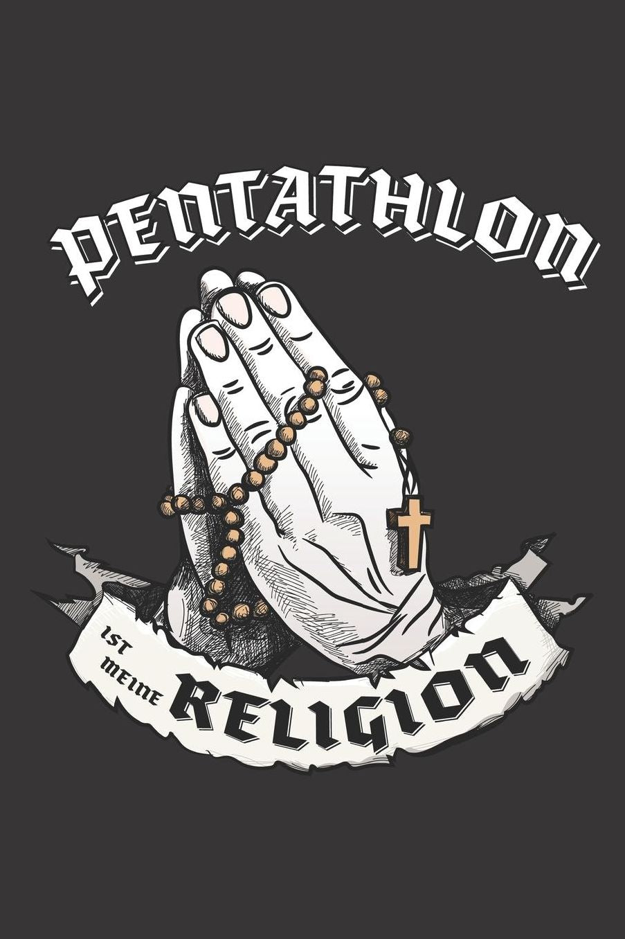 Pentathlon Ist Meine Religion: DIN A5 6x9 I 120 Seiten I Punkteraster I Notizbuch I Notizheft I Notizblock I Geschenk I Geschenkidee