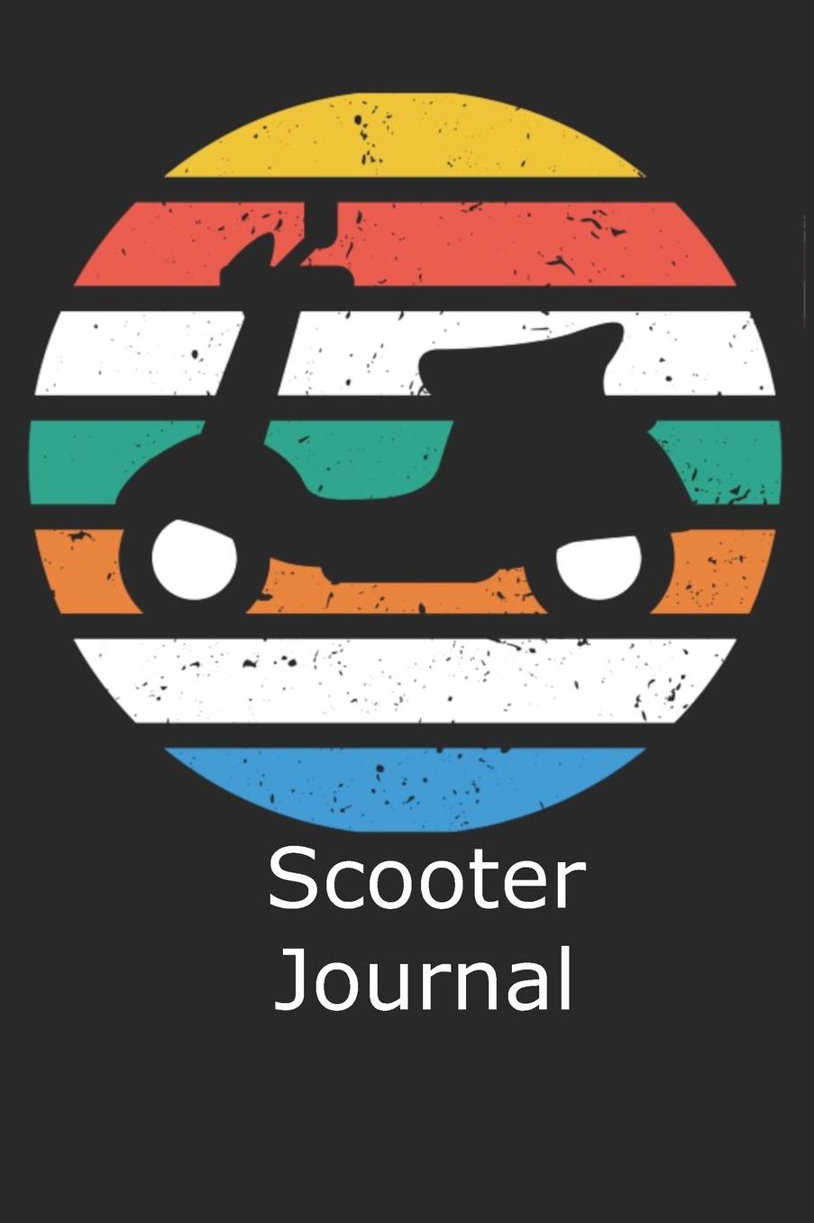 Scooter Journal: Retro Vintage Scooter Moped Mofa Lovers Notebook Journal and Diary Blank Linked Pages Present and Gift for Scooter Moped Mofa Fans