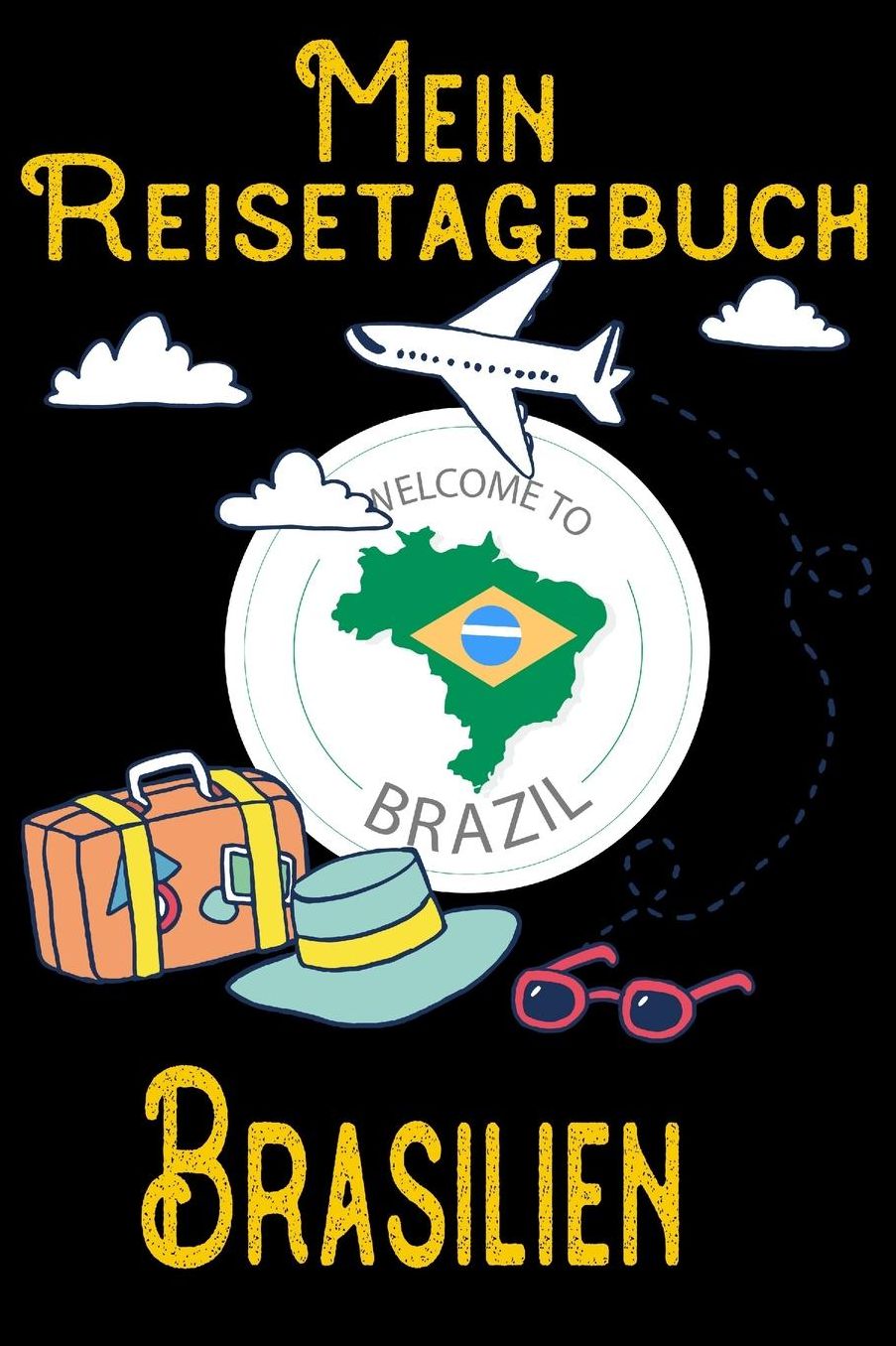 Mein Reisetagebuch Brasilien: DIN A5 Reise Journal / Notizbuch / Reisetagebuch zum selber ausfï¿½llen mit Checklisten, Packliste, Reise Vorbereitung und viel Platz fï¿½r Urlaubserinnerungen
