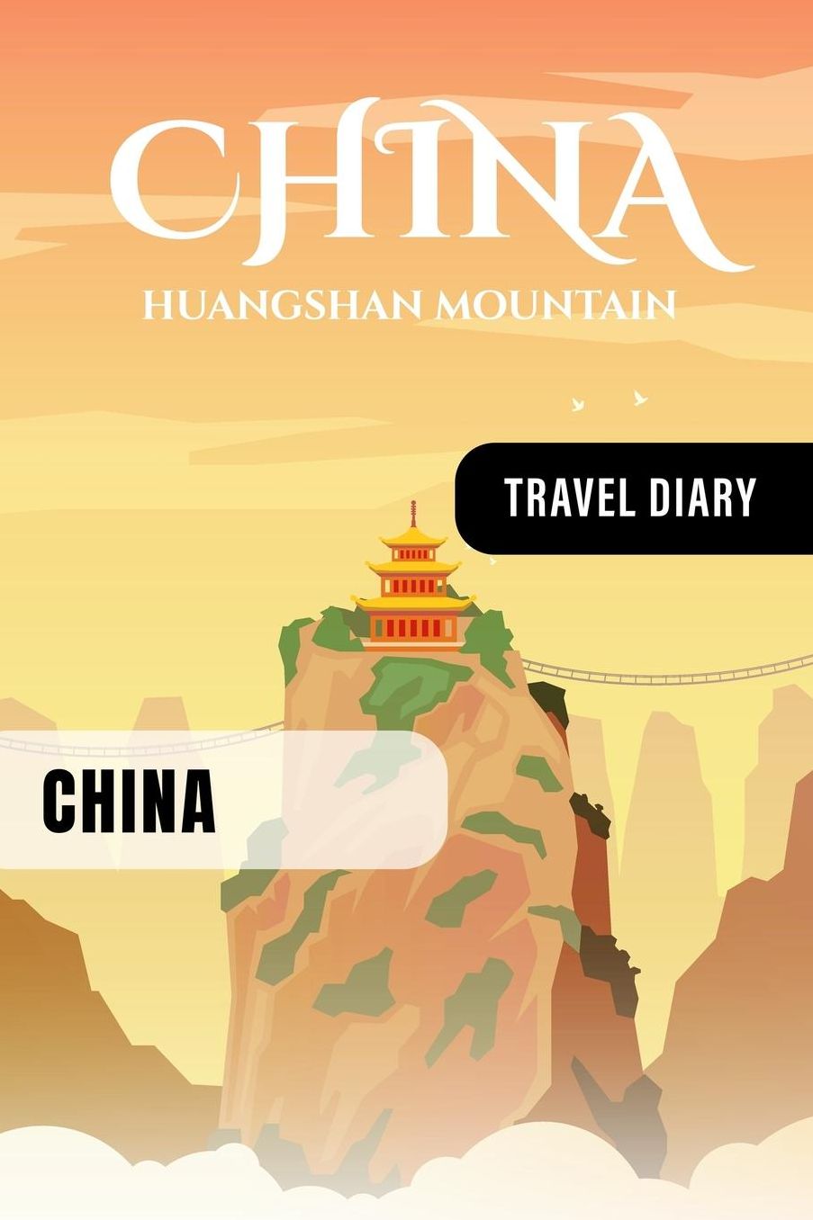 China Travel Diary: Guided Journal Log Book To Write Fill In - 52 Famous Traveling Quotes, Daily Agenda Time Table Planner - Travelers Journaling Notebook 6x9 Inch - Lightweight Soft Cover