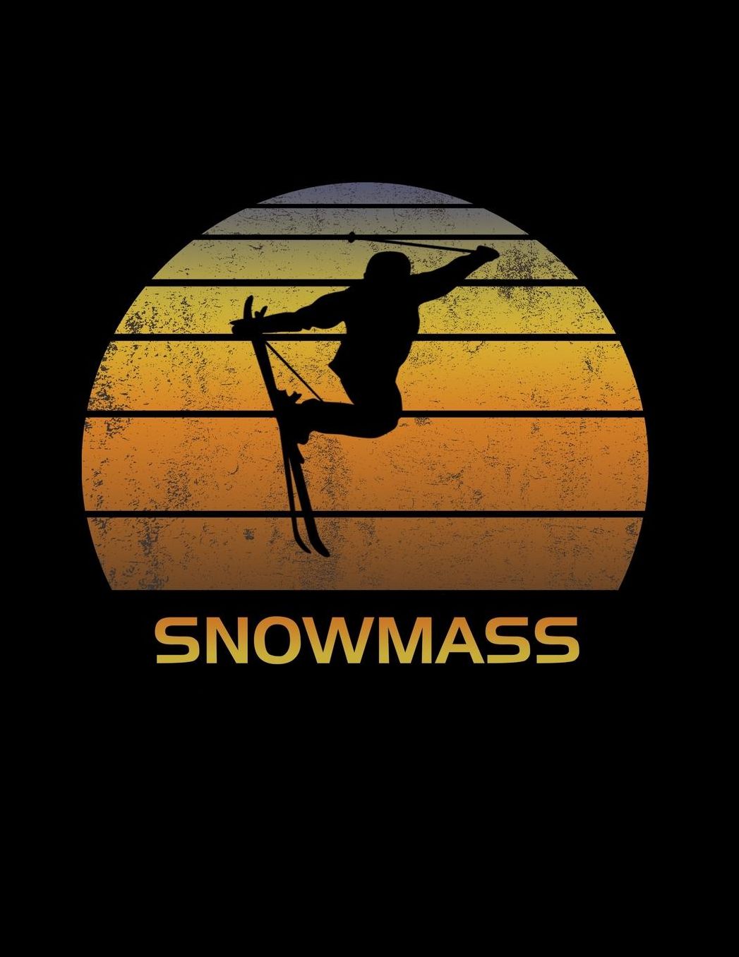 Snowmass: Colorado Notebook For Work, Home or School With Lined College Ruled White Paper. Note Pad Composition Journal For Skiing Fans. Back To School Note Book For Adults & Kids.