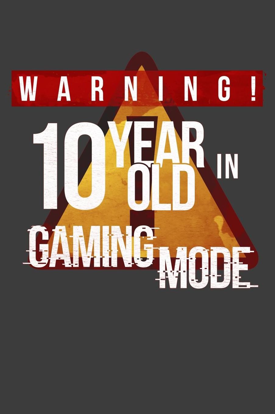 Warning 10 Year Old In Gaming Mode: 10 Year Old Gamer 2020 Calender Diary Planner 6x9 Personalized Gift For 10th Birthdays