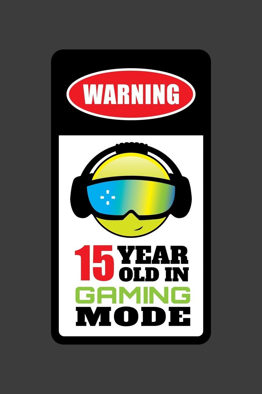 Warning 15 Year Old In Gaming Mode: 15 Year Old Gamer 2020 Calender Diary Planner 6x9 Personalized Gift For 15th Birthdays