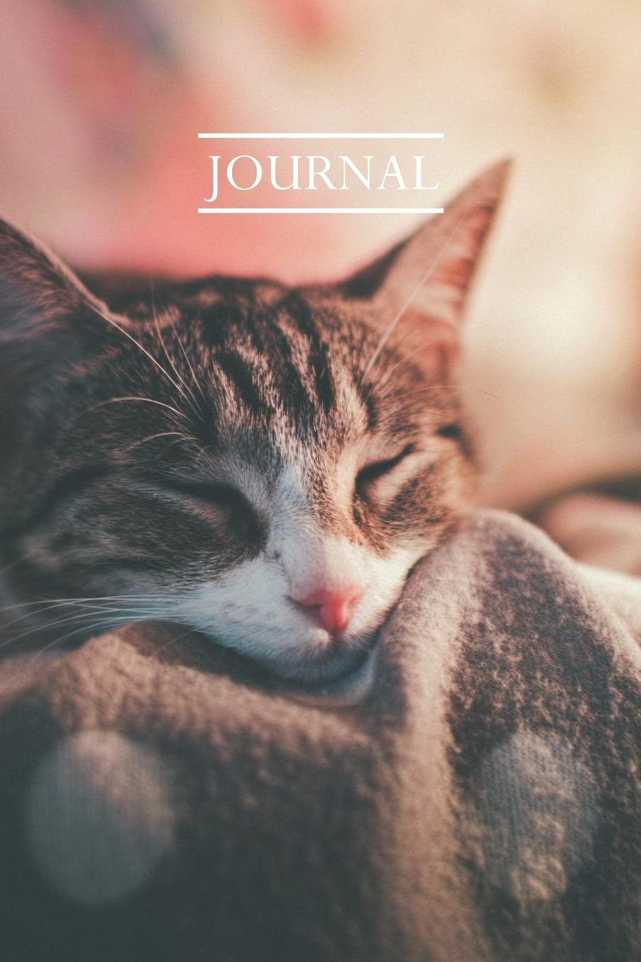 Journal: Pretty Cute Kitten Notebook for Cat Lovers