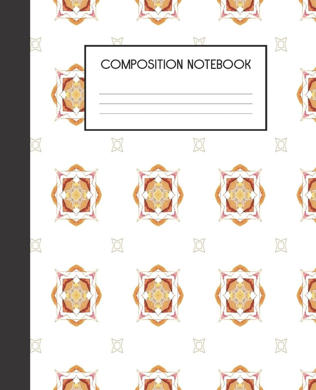 Composition Notebook: Watercolor Floral College Ruled Notebook Lined Journal 100 Pages 7.5 X 9.25 School Subject Book Notes Student Gift Kids Teenager Adult Teacher
