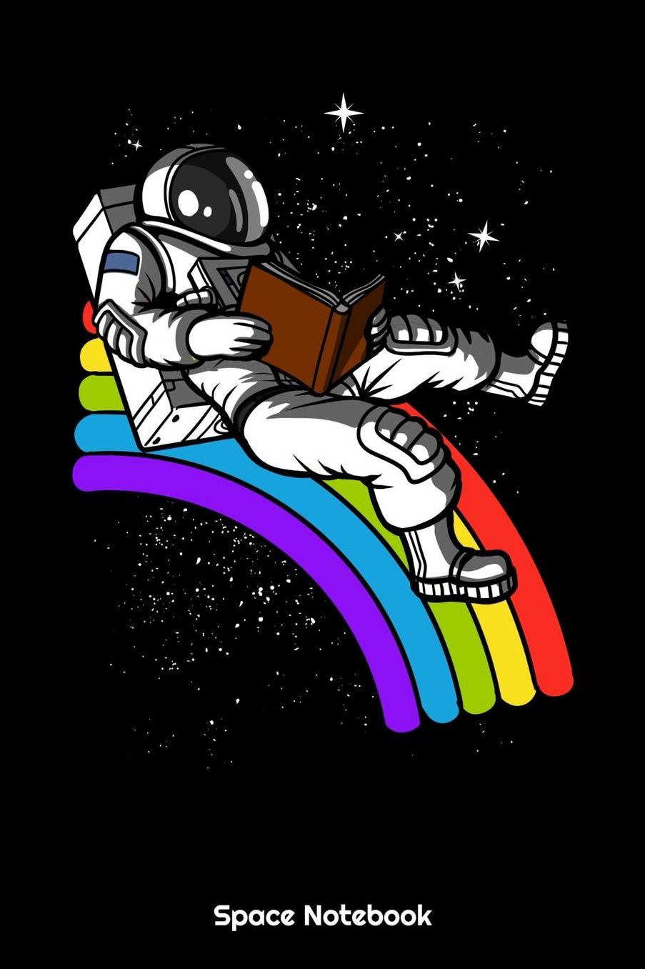 Space Notebook: Space Astronaut Book Nerd Notebook