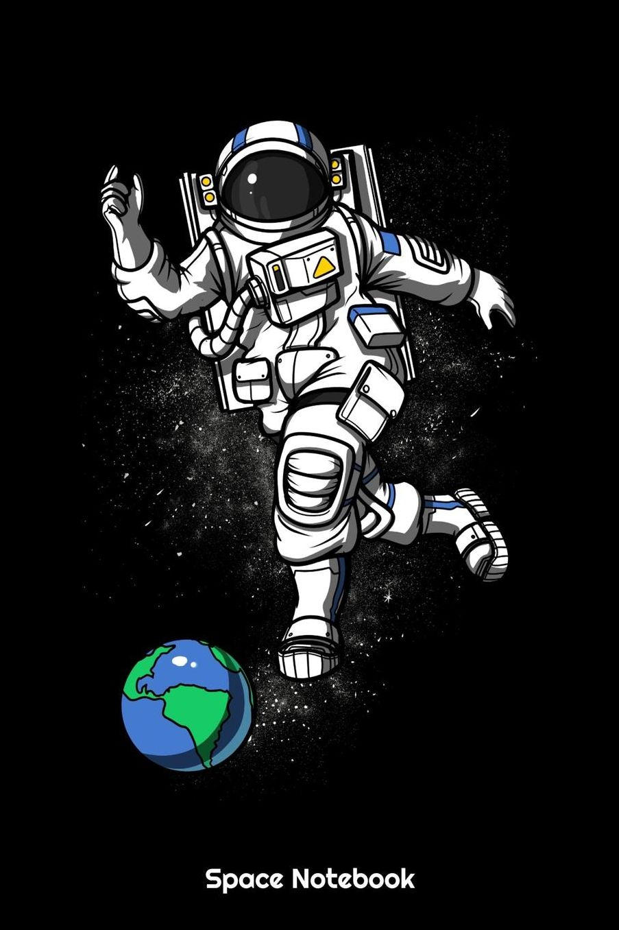 Space Notebook: Space Astronaut Bowling Player Notebook