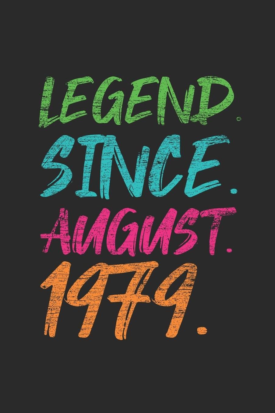 Legend Since August 1979: Graph Paper Journal (6 X 9 - 120 Pages/ 5 Squares per inch) for 40th Birthday Gift Idea for Women and Men
