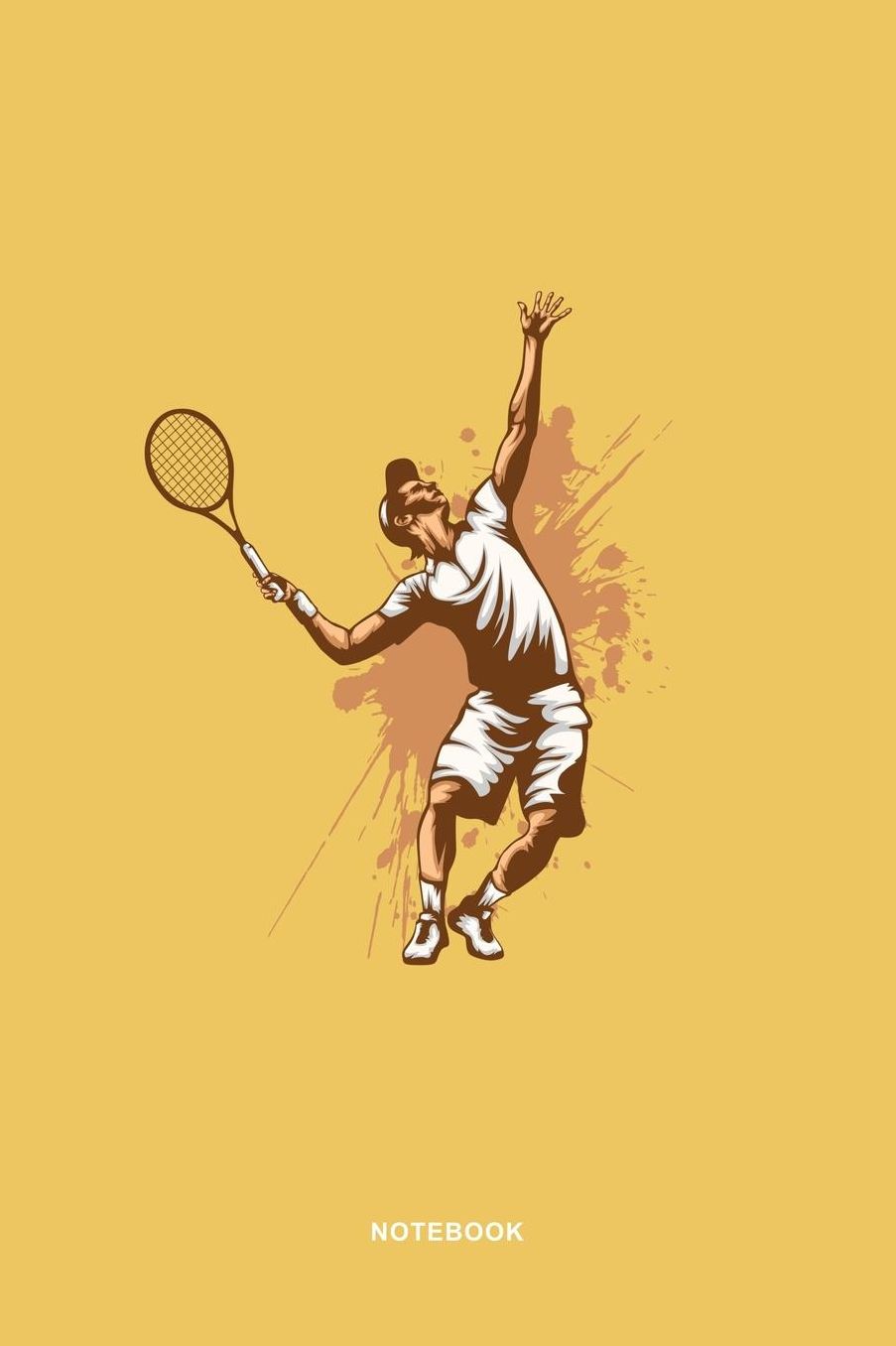 Tennis Sports Art Graphic Notebook: Tennis Sports Illustration Graphic Art Graph Paper 5x5 Pages for Tennis Lovers Notebook / Journal Gift (6 x 9 - 110 graph paper 5x5 pages)