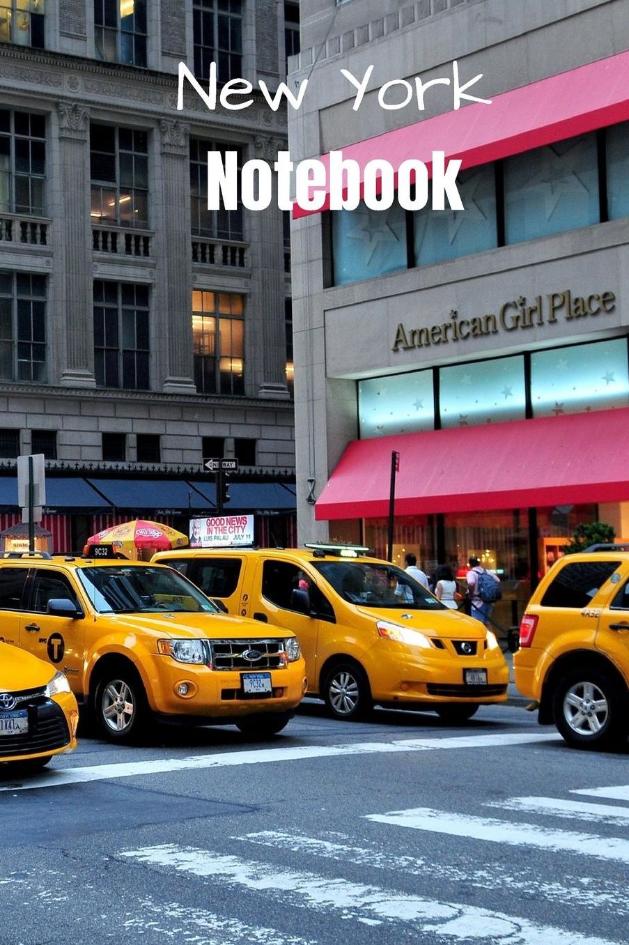 New York Notebook: A cool New York Photo Cover Notebook Journal Planner Diary Travel Notebook - 6x9 - 120 Pages - Wide Ruled Line Paper