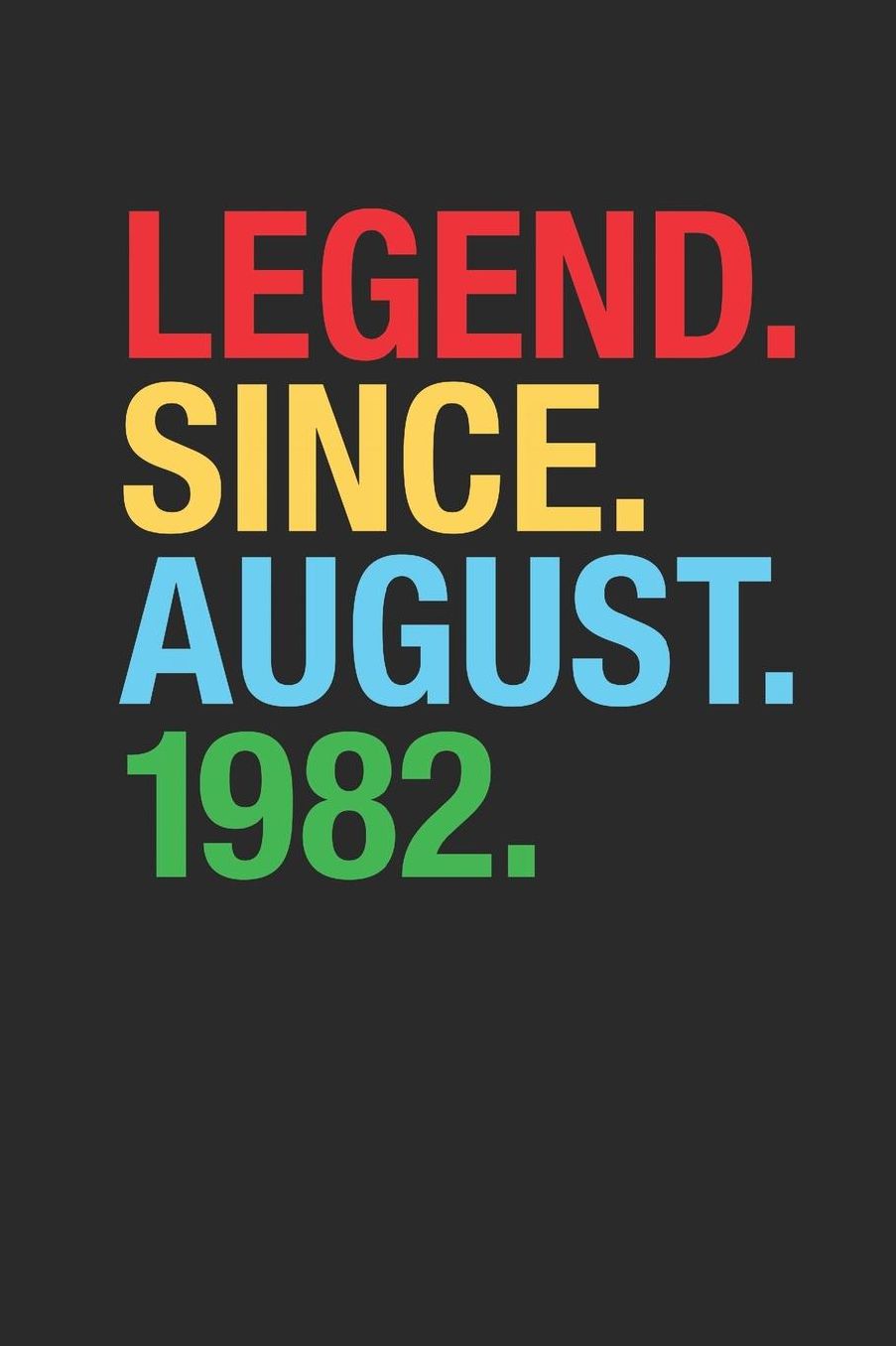 Legend Since August 1982: Small Lined Notebook - 37th Birthday Gift or 37th Anniversary Gift Idea