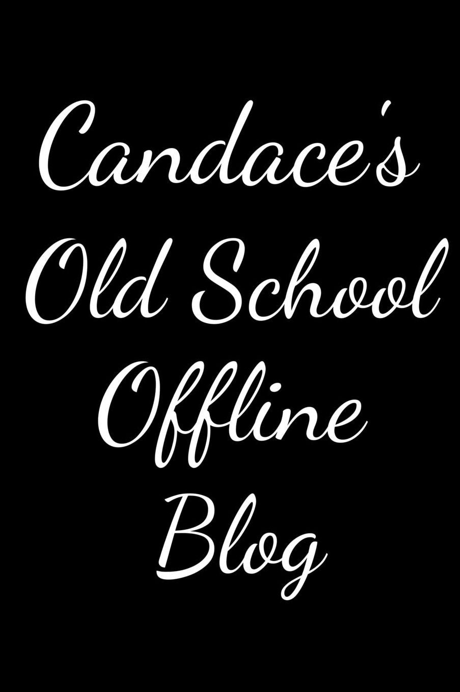 Candace's Old School Offline Blog: Notebook / Journal / Diary - 6 x 9 inches (15,24 x 22,86 cm), 150 pages.