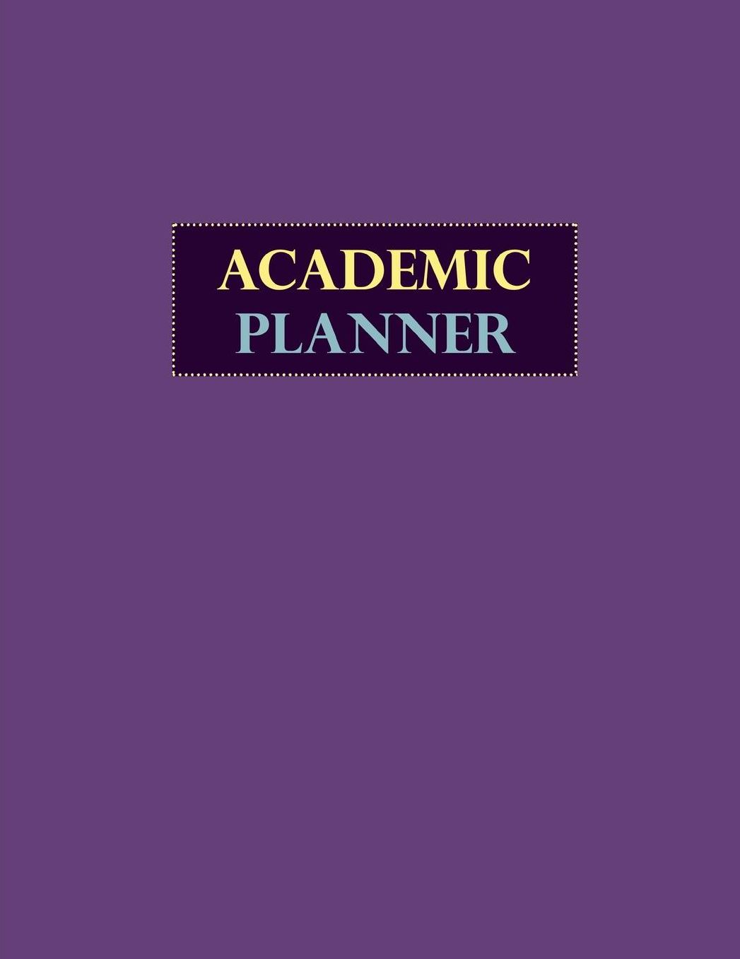 Academic Planner: Student Organizer & School Year Planner - Purple