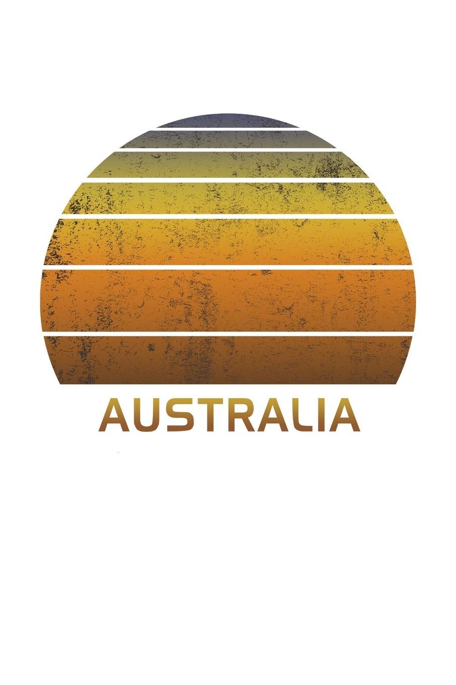 Australia: Dot Grid Notebook Paper For Work, Home Or School. Vintage Dotted Paper Note Pad For Bullet Style Journaling.